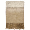 Malagoon plaid Tribal - offwhite/beige melee - 125x150cm