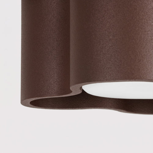 Sollux Lighting Plafondlamp OVIO 1 bruin Gx53 - 12x12x6cm
