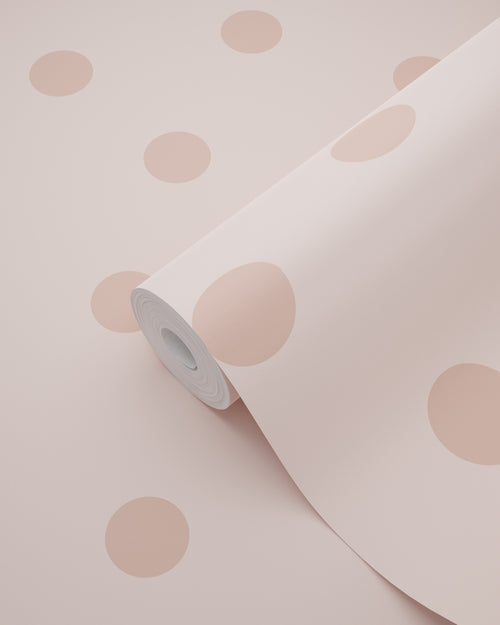 ESTAhome behang stippen roze - 53 cm x 10.05 m - 139731 - vtwonen shop