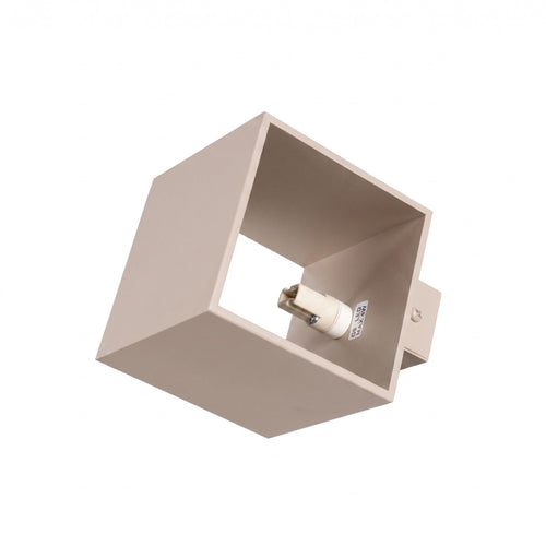 Sollux Lighting Wandlamp QUAD 1 taupe - 10x12x10cm
