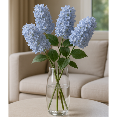 Flourify - Kunstbloem - Hortensia - 74 cm - Bundel van 2 stuks - vtwonen shop