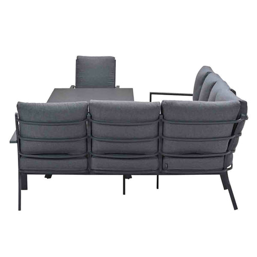 Garden Impressions lounge dining set Senja mystic grey - 4-delig - rechts incl stoel - vtwonen shop