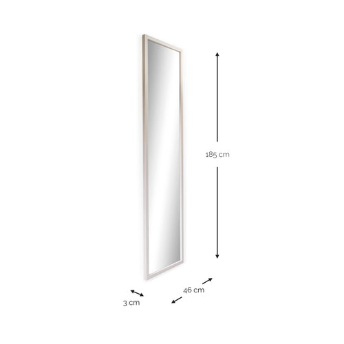 Spinder Design passpiegel Senza M2 - Silky Taupe - 185 x 46