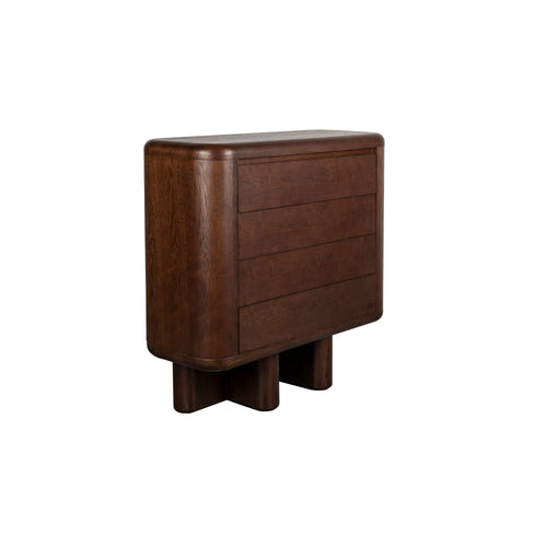 Dutchbone Herman Ladekast/ Opbergkast Hout Walnoot kleur Bruin