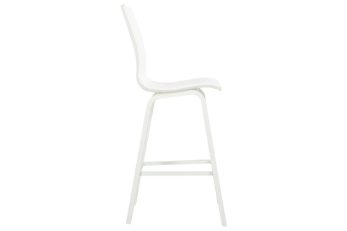Hartman Barstoel Sophie Wave - Wit Kunststof - Set Van 2