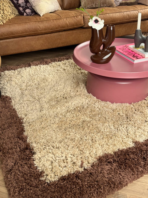 Interieur05 vloerkleed Pilo - hoogpolig - beige/bruin - 240 x 340 cm - vtwonen shop