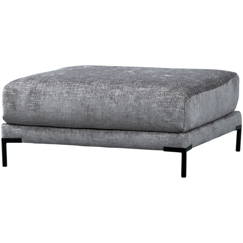 vtwonen poef Couple - Polyester - Denim Melange - 44x100x100 - vtwonen shop