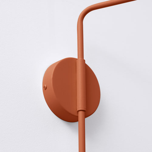 Sollux Lighting Wandlamp NOX rood oker - 14x61x30cm
