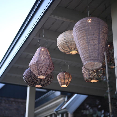Lumiz Tuinlamp op zonne energie - Solar Lampion - Madeira Set - 3 stuks