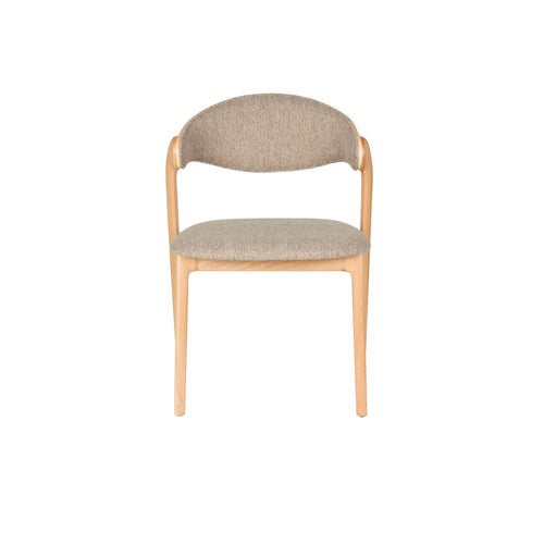 Dutchbone Babington Eetkamerstoelen Naturel - Set van 2