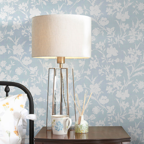 Laura Ashley Vliesbehang - Rye Pale Seaspray