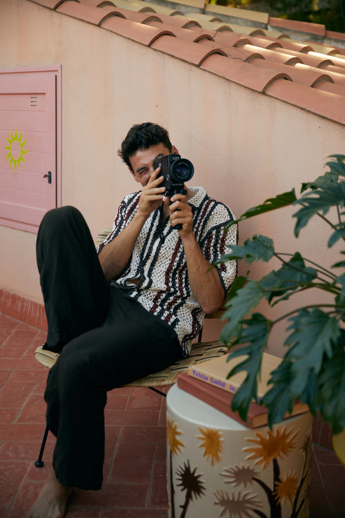 HKLIVING bijzettafel Earthenware – coastal - vtwonen shop