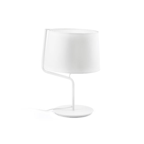 Faro Berni - 1 Light Tafellamp Wit, E27