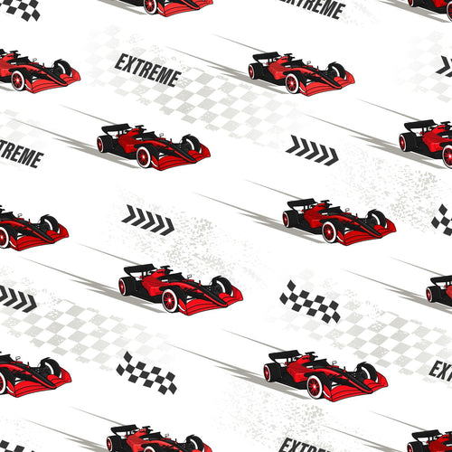 Sanders & Sanders behang race auto's rood - 50 x 900 cm - 935359