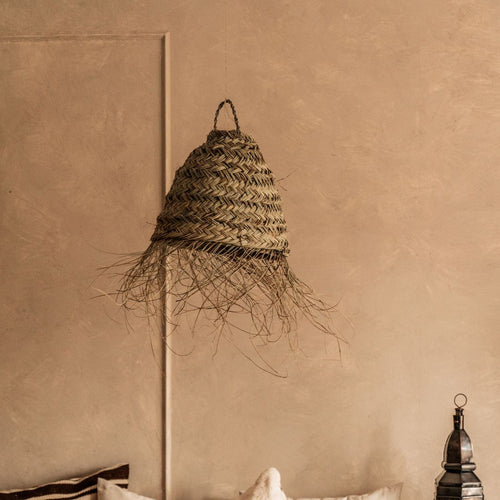 NOA MAY Hanglamp Coco - naturel - zeegras - Ø 30 x h 22 cm