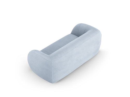 Cosmopolitan Design Bank Essen 2-zits, boucle, lichtblauw - 95x210x86cm