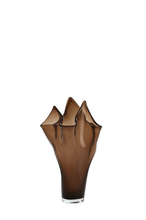 Light & Living vaas AIORA - Ø22x40cm - bruin