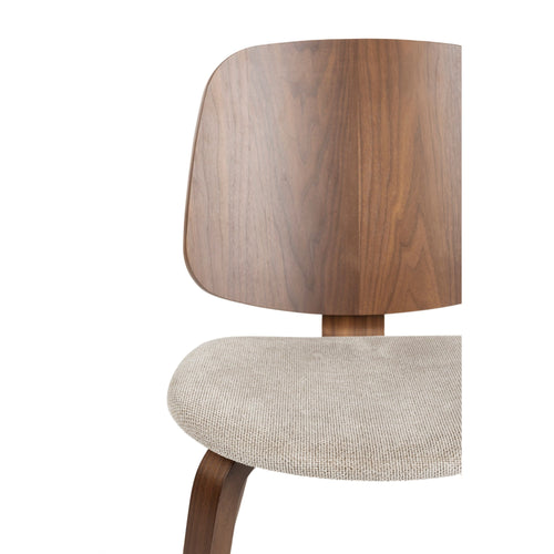 Housecraft Living Walden Eetkamerset | Eettafel en 4 Stoelen Hout Walnootbruin