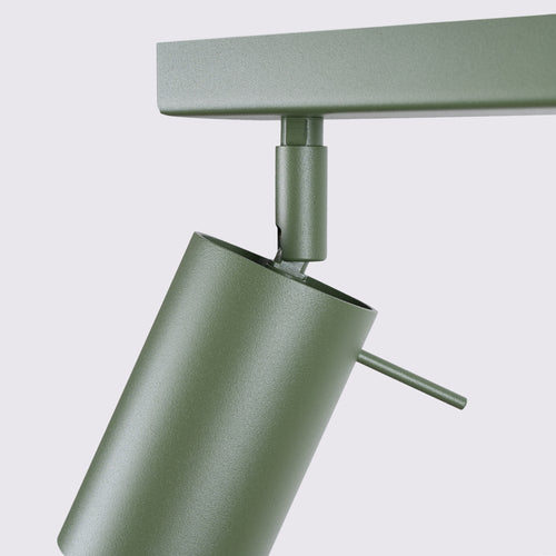 Sollux Lighting Plafondlamp RING 6L olijfgroen - 117x6x17cm