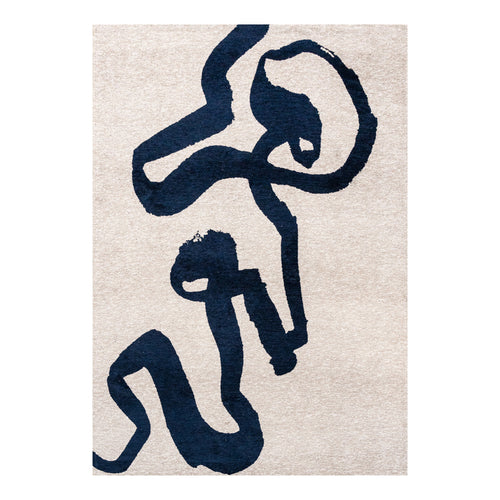 Louis De Poortere vloerkleed Sea Ink - blauw - 280x390cm - vtwonen shop