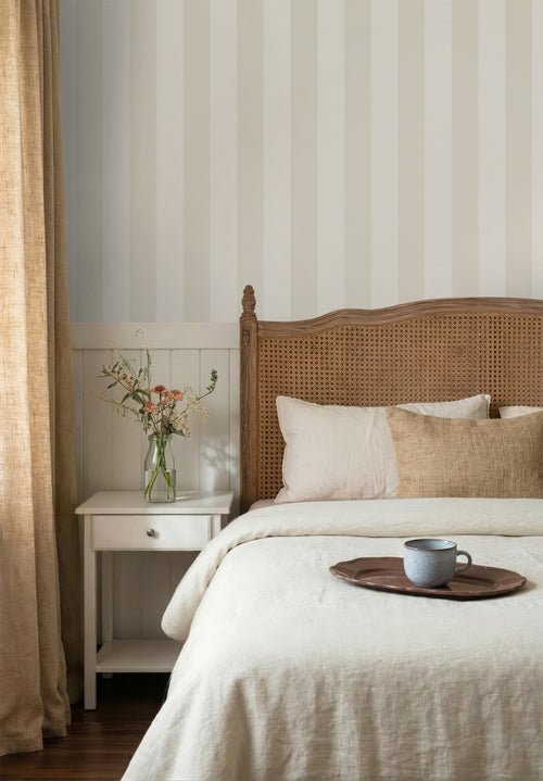 Sanders & Sanders behang strepen beige - 53 cm x 10.05 m - 640686