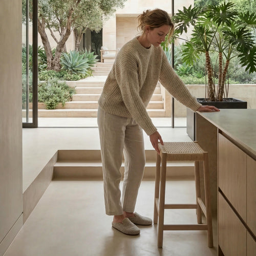 Furnhouse barkruk Ida - Witte olie