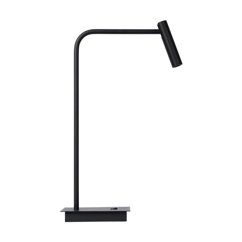 Atmooz tafellamp Pomery - zwart - 36 x 12 x H 49 cm - geïntegreerde led