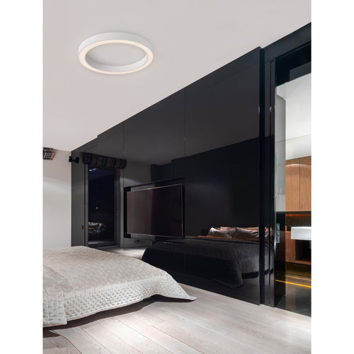 Nova Luce MORBIDO Morvido Geïntegreerde LED Plafondlamp (halfverzonken) Zandwit Dimbaar LED 59W 5164lm 2700-4000K Kleurtemperatuur Afstandsbediening