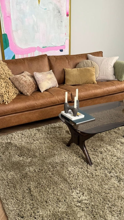 Interieur05 vloerkleed Pilo - hoogpolig - groen - 200 x 290 cm