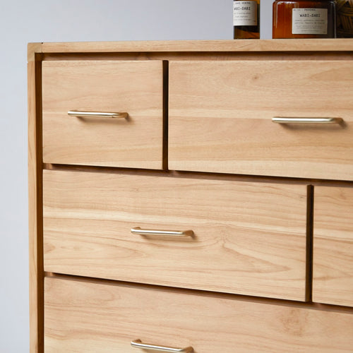 Tikamoon Ladekast van massief teakhout - Naturel - vtwonen shop