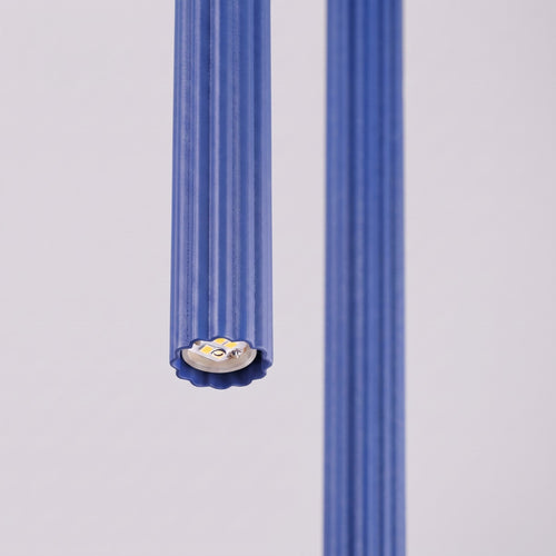 Sollux Lighting Hanglamp ARCHE 2P ultramarijn - 15x15x118cm