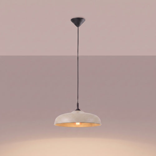 Sollux Lighting Hanglamp GINA taupe - 38x38x74cm