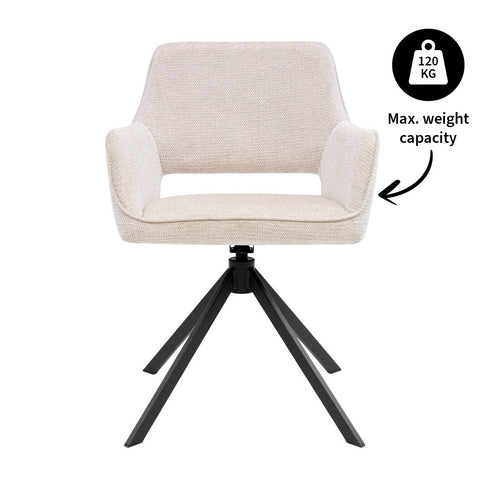 Kick draaistoel Pax - Champagne - vtwonen shop