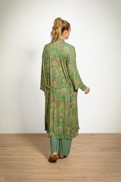 Pip Studio - Noa Kimono Dames - Jabali - Groen - M - vtwonen shop