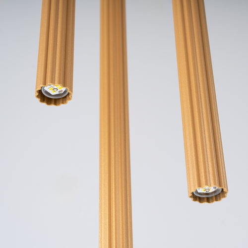 Sollux Lighting Hanglamp ARCHE 3P goud - 20x20x120cm