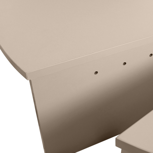 Calicosy - ORION Set van 2 salontafels - Licht hout - 90x90x35 cm