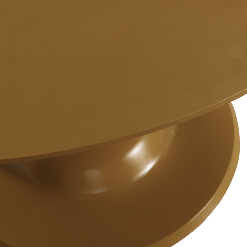 WOOOD eettafel Ø 120 cm Blanco - Mango Hout - Honing Geel - 75x120x120 - vtwonen shop