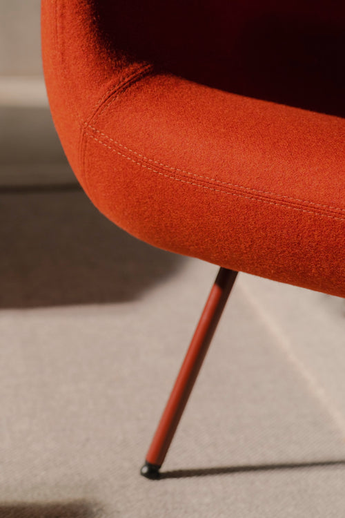 noo.ma RM59 Retro fauteuil - Rusty Red Wool