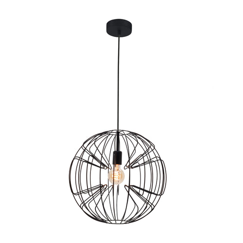 EGLO hanglamp Okinzuri 1 - e27 - ø 45 cm - zwart