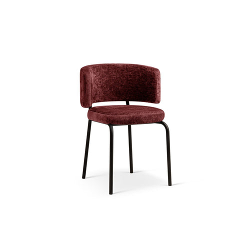 Set van 2 stoelen Dora chenille kersenboom - 57x58x75cm