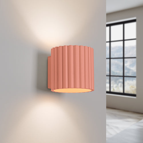 Sollux Lighting Wandlamp AURA perzik G9 - 10x12x10cm
