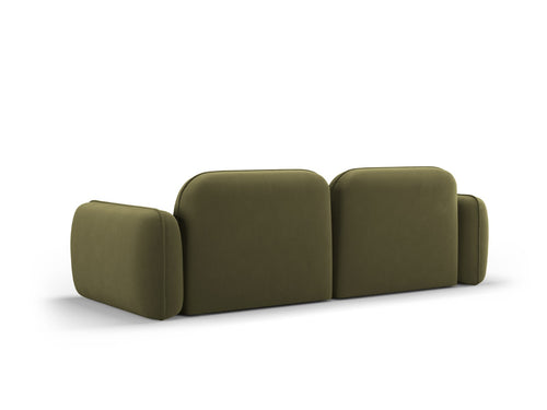 Cosmopolitan Design Modulaire bank Sydney 3-zits, flueel, lichtgroen - 90x230x70cm