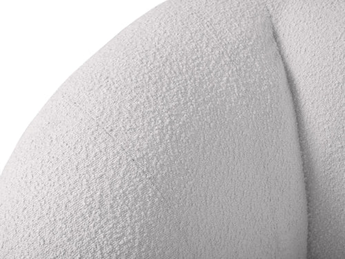 Cosmopolitan Design Bank Essen 2-zits, boucle, lichtgrijs - 95x210x86cm