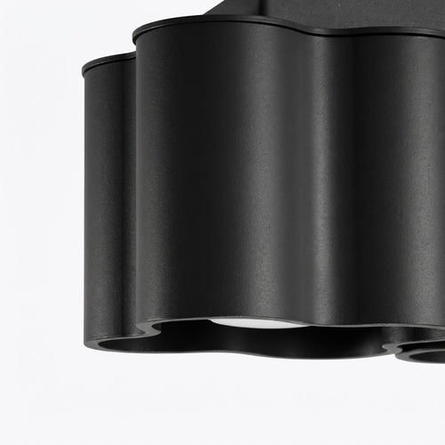 Sollux Lighting Plafondlamp OVIO 2 zwart GU10 - 24,5x12x12cm