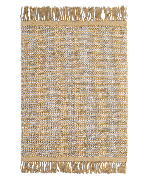 AFK Living vloerkleed Bubbles - handgemaakt - 45% jute - 45% wol - 10% katoen - 110 x 160 cm