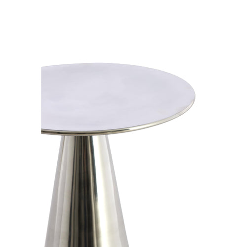 Light & Living bijzettafel Leova - grijs - Ø35cm