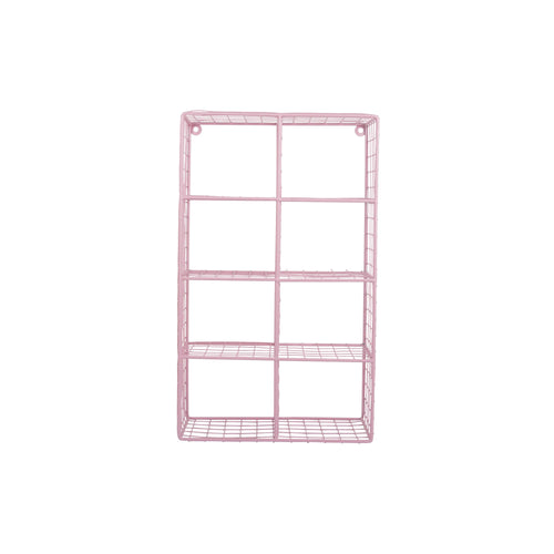 Present Time wanddecoratie Reja - roze - 18x30x50cm