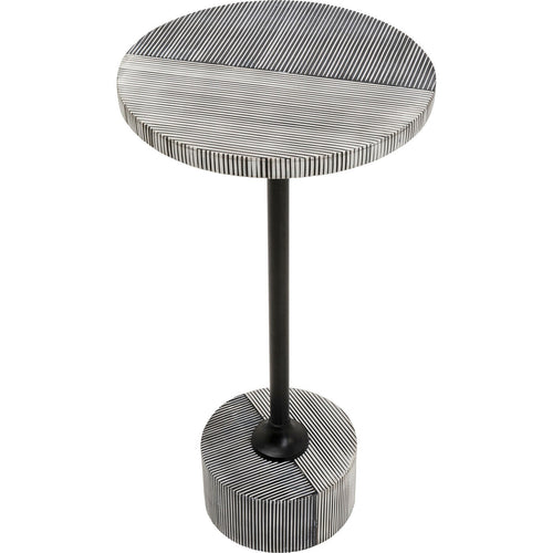 Kare Design Bijzettafel Domero Double Ø25cm zwart