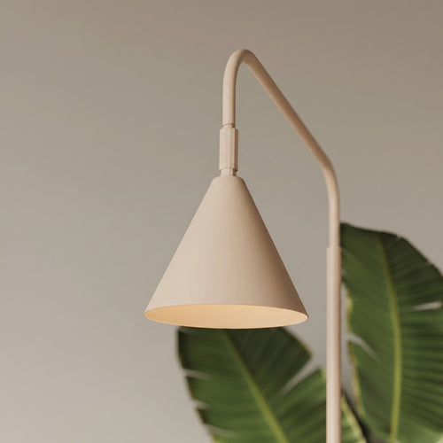 Sollux Lighting Vloerlamp NOX beige - 30x30x165cm