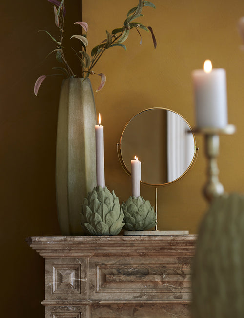 Light & Living vaas BRADLEY - Ø17x60cm - groen - vtwonen shop